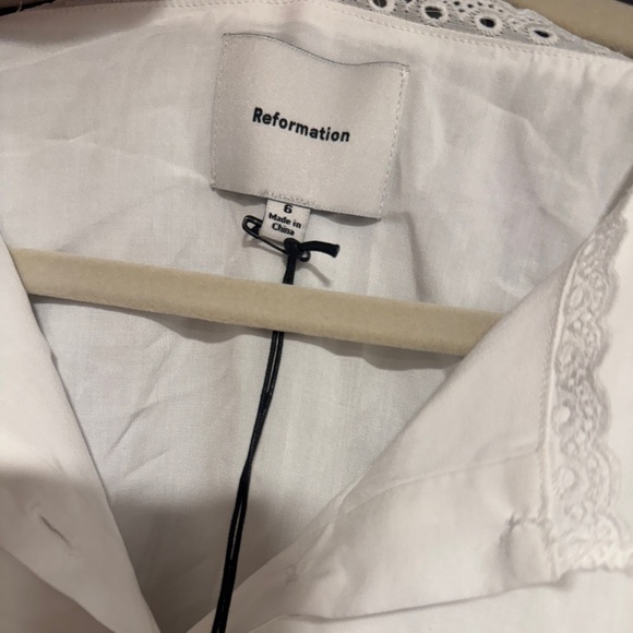 REFORMATION NWT Valetta White Set - Picture 13 of 16
